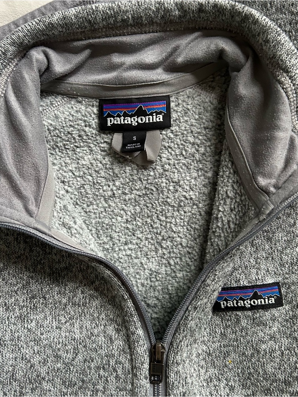 Patagonia Gray Fleece Sweater